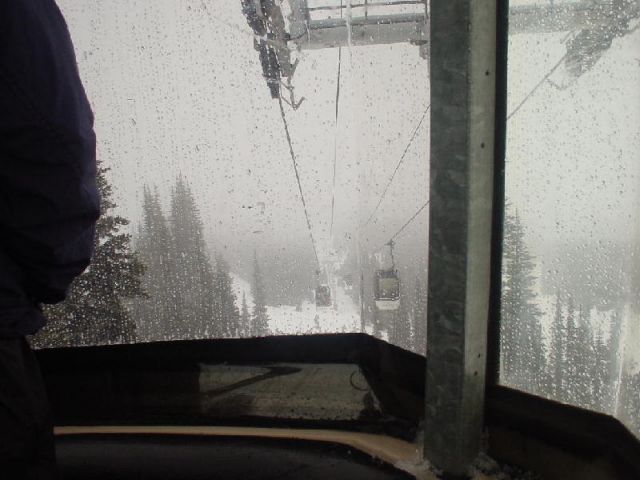 Inside Whistler Village Gondola-Whistler,BC