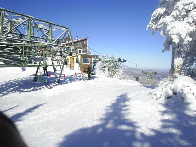 Single Chair Top Terminal at Mad River Glen, VT