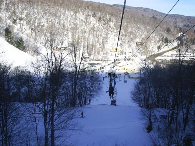 Single Chair @ Mad River Glen, VT (looking at base)