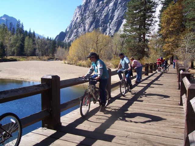 Bike ride on a fall day