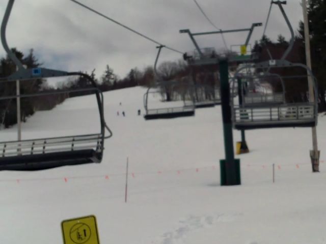 Ramrod Quad looking up the lift line