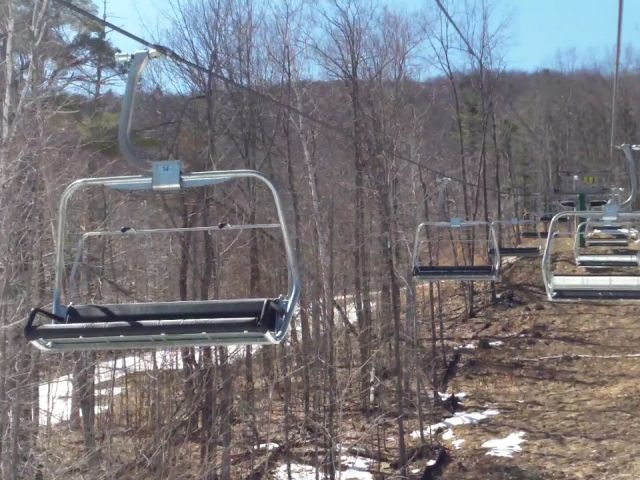 Penny Pitou Looking Up the Lift Line