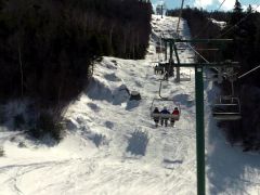 Wildcat Express Looking Up the Lift Line