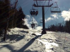 Wildcat Express Looking Up the Lift Line